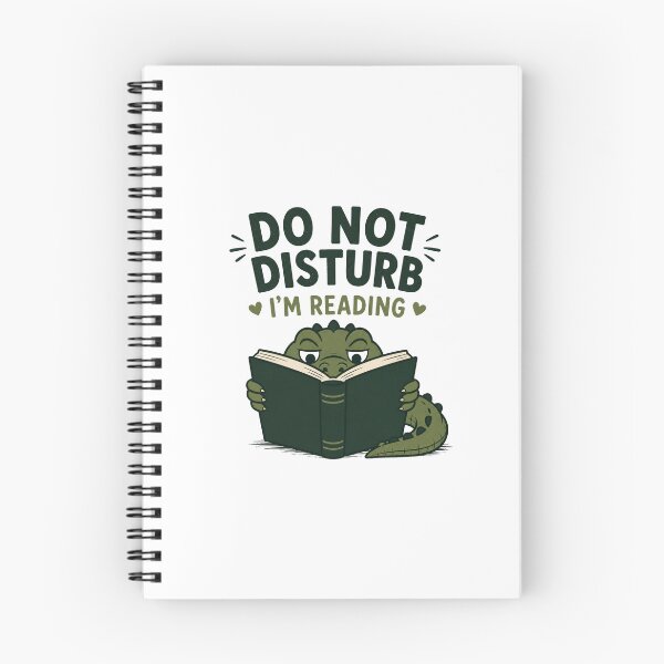 Item preview, Alligator Reading Do Not Disturb I'm Reading Funny Book Lover designed and sold by AMICO77.