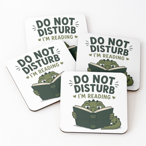 Item preview, Alligator Reading Do Not Disturb I'm Reading Funny Book Lover designed and sold by AMICO77.