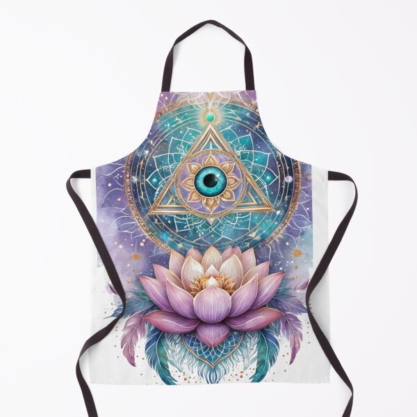 Item preview, Lotus Om Mandala Spiritual Art | Boho Feathers Meditation Design designed and sold by LONE SPIRIT CO..