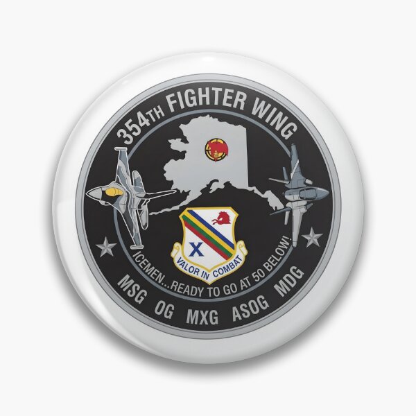 Item preview, USAF 354th Fighter Wing "Icemen" Commemorative Emblem designed and sold by CharlieDesings.