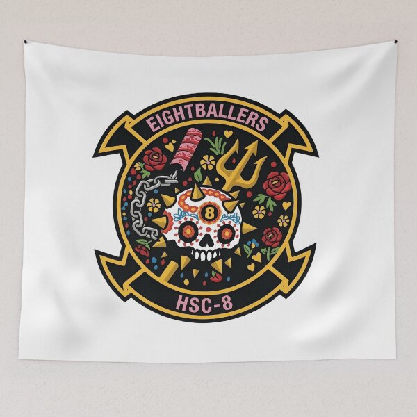 Item preview, US Navy HSC-8 "Eightballers" Cruise Patch designed and sold by CharlieDesings.