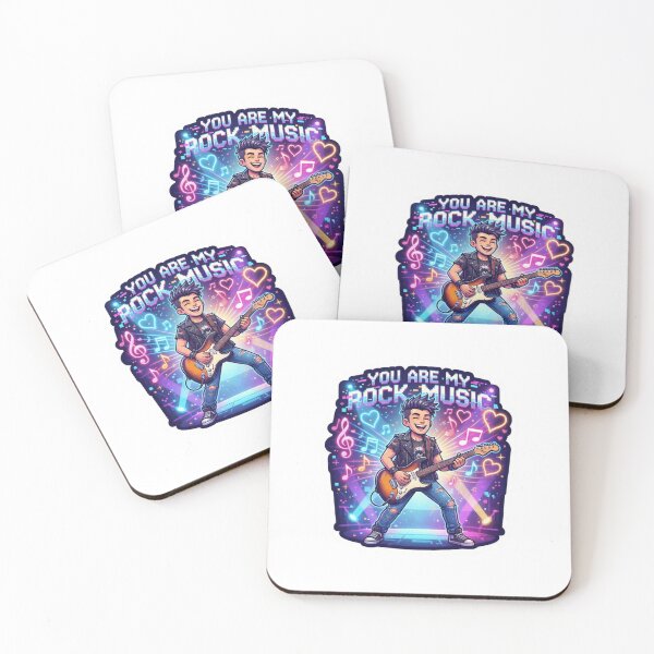Item preview, You Are My Rock Music Sticker designed and sold by Imaginarium of Chaos falcon88 .