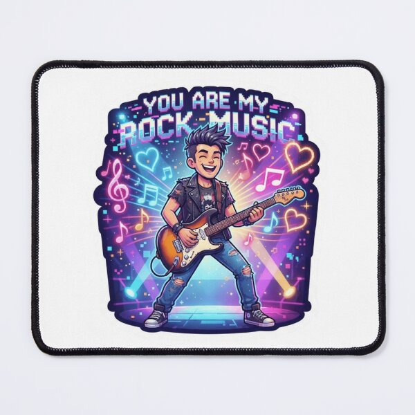 Item preview, You Are My Rock Music Sticker designed and sold by Imaginarium of Chaos falcon88 .