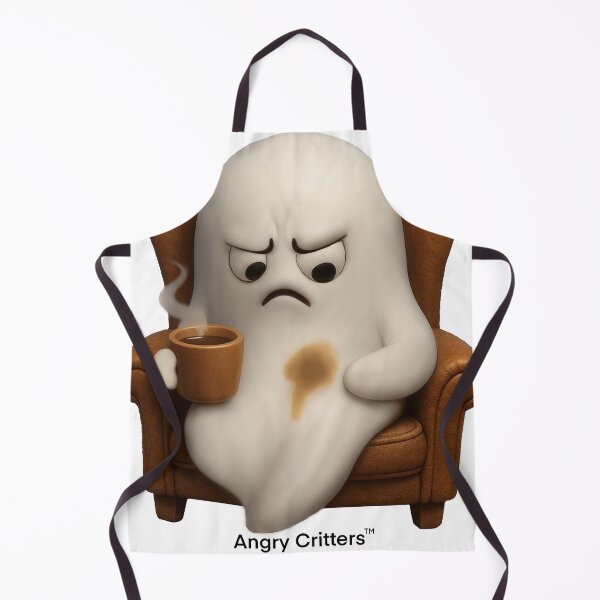 Item preview, Angry Ghost with Coffee Stain designed and sold by lynnk0809.