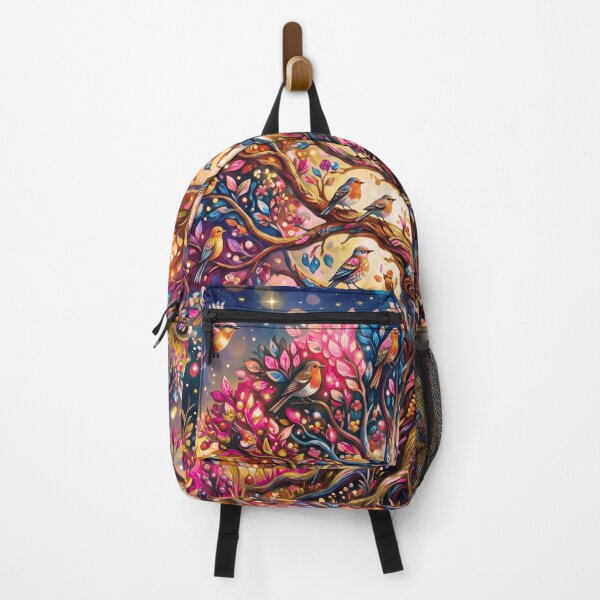 Item preview, Tree with Colorful Birds Funny Design designed and sold by FlowerSeller1.