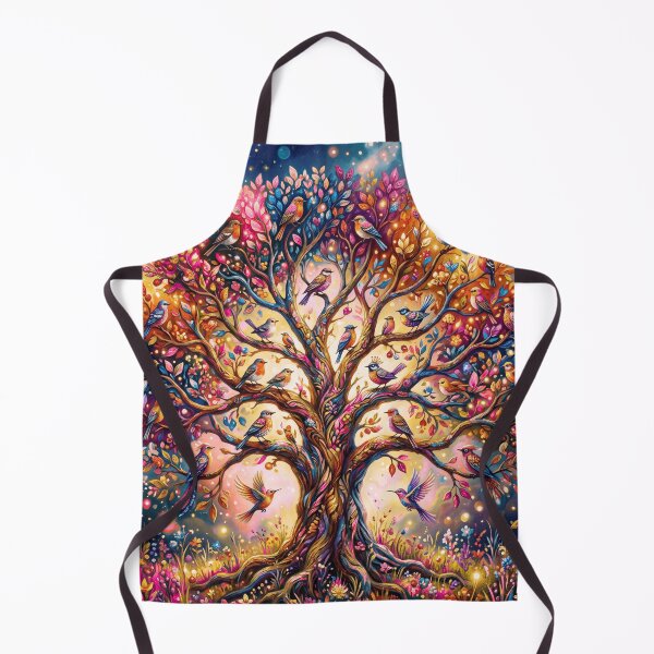 Item preview, Tree with Colorful Birds Funny Design designed and sold by FlowerSeller1.