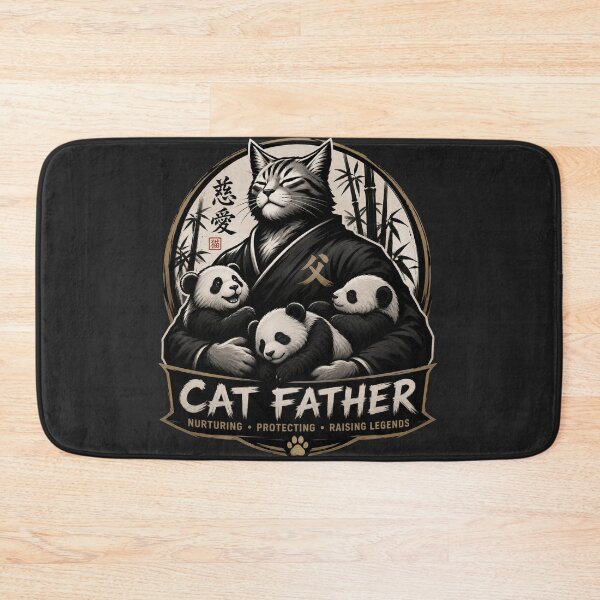 Item preview, panda/cat father designed and sold by @jon.