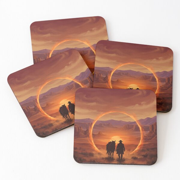 Item preview, Cowboy in the Desert – Western Sunset designed and sold by SparTiere.