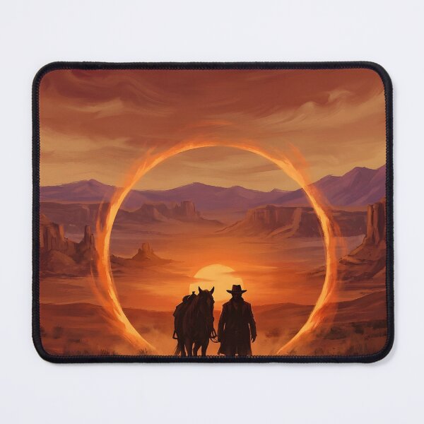 Item preview, Cowboy in the Desert – Western Sunset designed and sold by SparTiere.