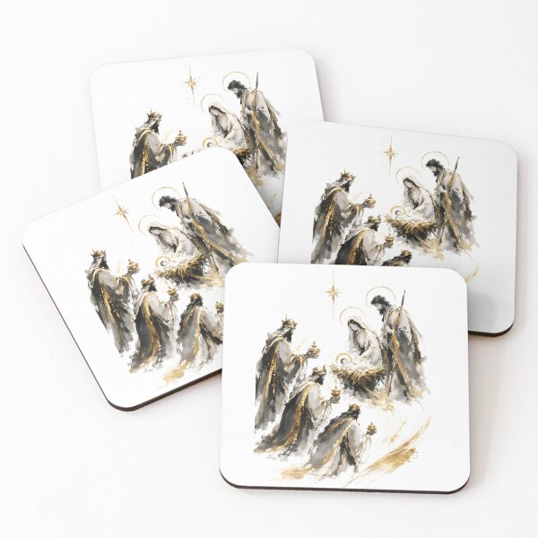 Item preview, Los Reyes Magos presentan regalos al Niño Jesús (Arte) designed and sold by Phos Creatives.