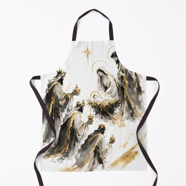 Item preview, Magi Presenting Gifts to Baby Jesus Art designed and sold by Phos Creatives.