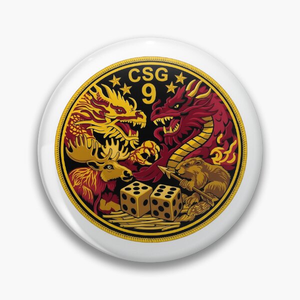 Item preview, US Navy Carrier Strike Group 9 (CSG-9) Custom Deployment Patch designed and sold by CharlieDesings.