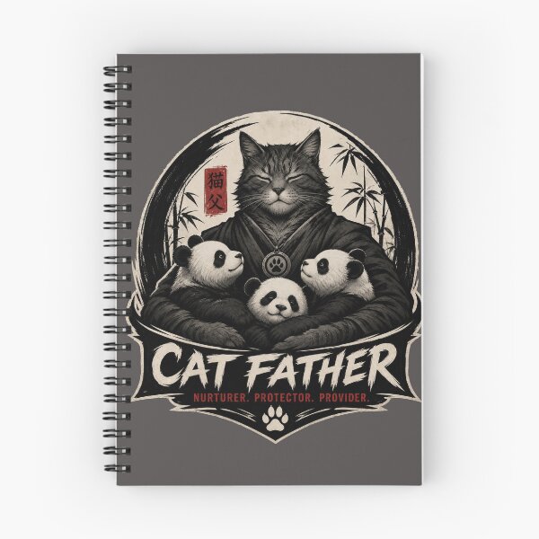 Item preview, panda/cat father designed and sold by @jon.