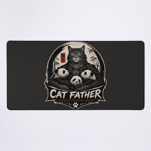Item preview, panda/cat father designed and sold by @jon.