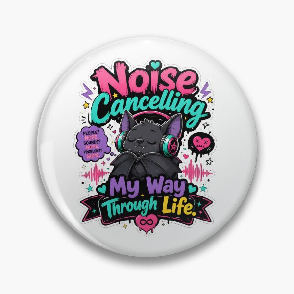 Item preview, Noise Cancelling Bat Funny Design designed and sold by KXDigitalStudio.