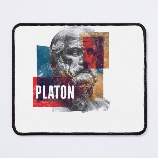 Item preview, Plato – Ancient Philosophy Collage Art Print | Greek Philosopher Republic Poster designed and sold by OzzFrequency.
