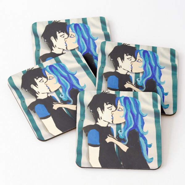 Item preview, Couple kissing  designed and sold by GothMamacita.