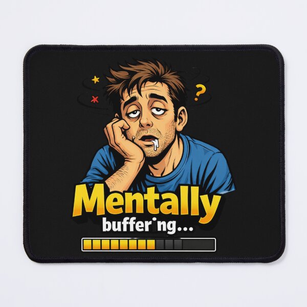 Item preview, Drained Person Loading Bar Overwhelmed designed and sold by Tsugraf Designs.