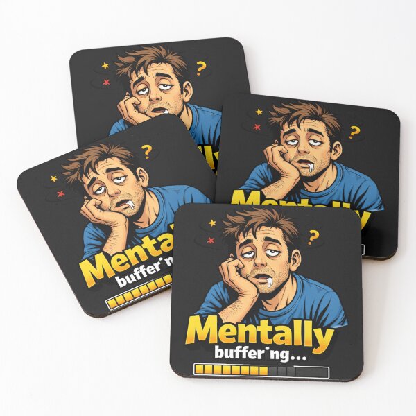 Item preview, Drained Person Loading Bar Overwhelmed designed and sold by Tsugraf Designs.