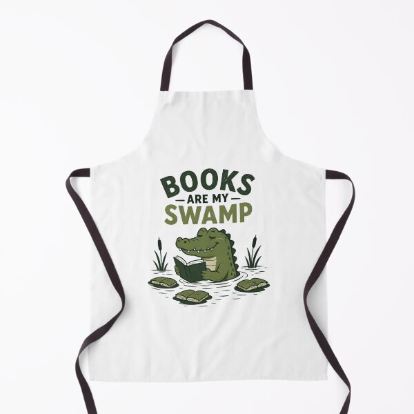 Item preview, Alligator Reading Books Are My Swamp Funny Book Lover designed and sold by AMICO77.
