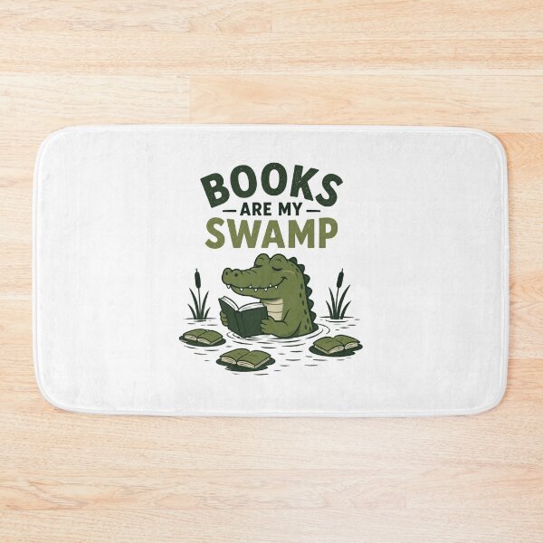 Item preview, Alligator Reading Books Are My Swamp Funny Book Lover designed and sold by AMICO77.