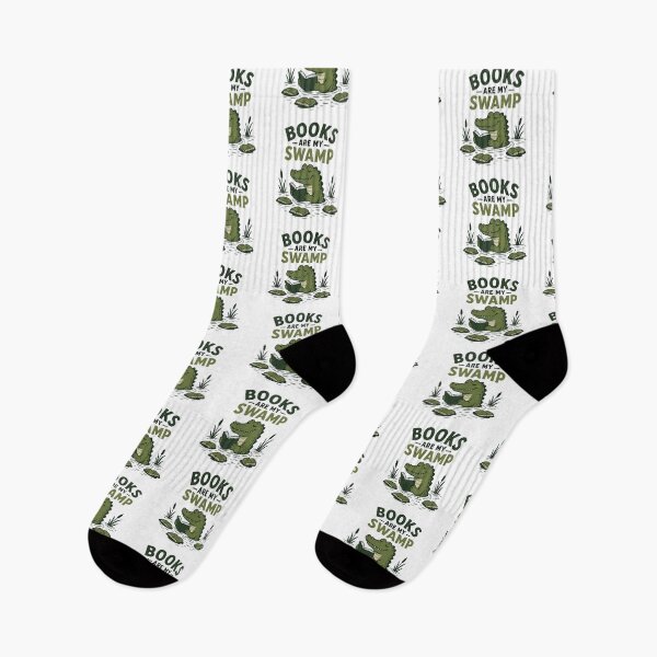 Item preview, Alligator Reading Books Are My Swamp Funny Book Lover designed and sold by AMICO77.