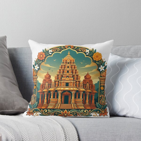Item preview, Karnataka Temple Heritage Illustration designed and sold by Mathias Yakubu Design.
