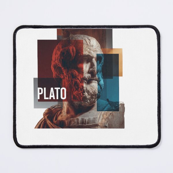 Item preview, Plato – Ancient Philosophy Collage Art Print | Greek Philosopher Republic Poster designed and sold by OzzFrequency.