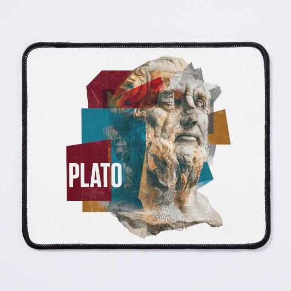 Item preview, Plato – Ancient Philosophy Collage Art Print | Greek Philosopher Republic Poster designed and sold by OzzFrequency.