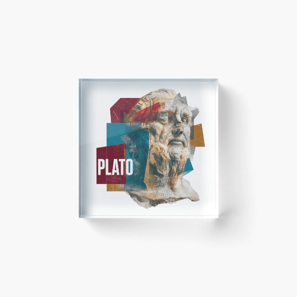 Item preview, Plato – Ancient Philosophy Collage Art Print | Greek Philosopher Republic Poster designed and sold by OzzFrequency.