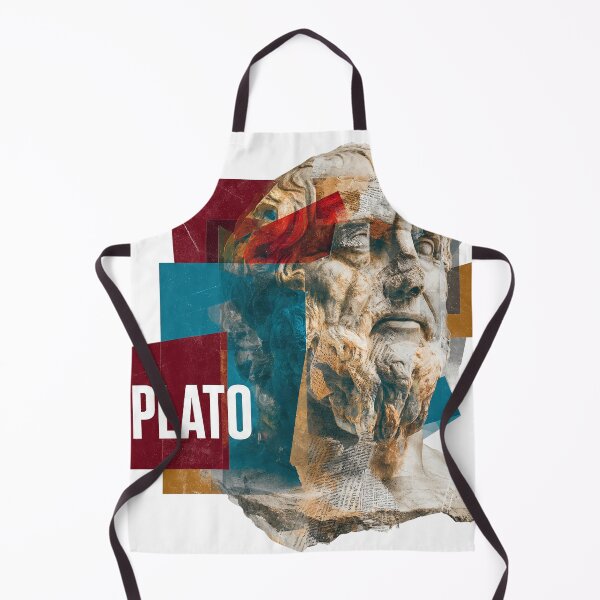 Item preview, Plato – Ancient Philosophy Collage Art Print | Greek Philosopher Republic Poster designed and sold by OzzFrequency.