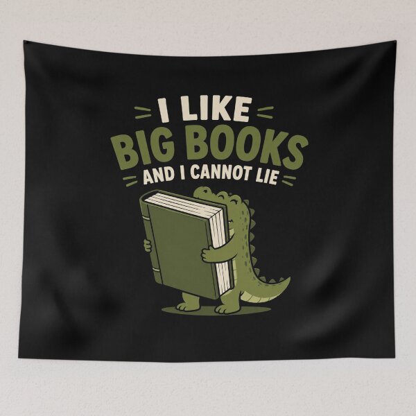 Item preview, Alligator Reading I Like Big Books Funny Book Lover Design designed and sold by AMICO77.