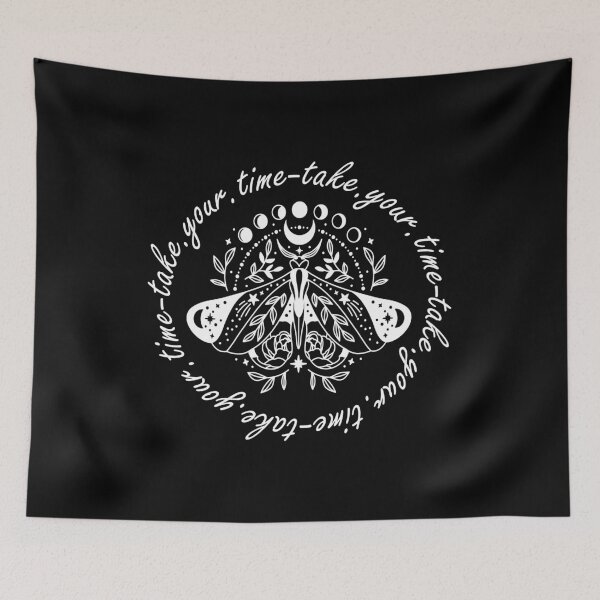 Item preview, Take your time moonlight butterfly white designed and sold by Victoria-Cave.