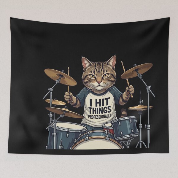 Item preview, Feline Striking Cymbals Expertly designed and sold by Tsugraf Designs.
