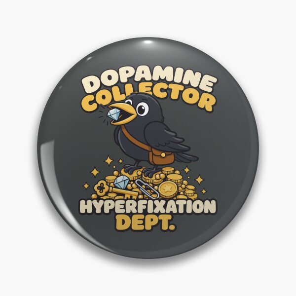 Item preview, Funny Crow Dopamine Collector Retro designed and sold by DigitalGlade.