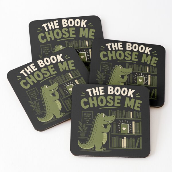 Item preview, Alligator Reading The Book Chose Me Cute Book Lover Design designed and sold by AMICO77.
