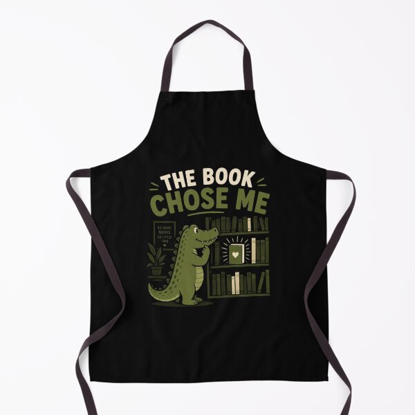 Item preview, Alligator Reading The Book Chose Me Cute Book Lover Design designed and sold by AMICO77.