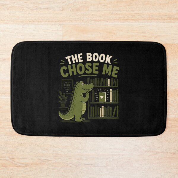Item preview, Alligator Reading The Book Chose Me Cute Book Lover Design designed and sold by AMICO77.