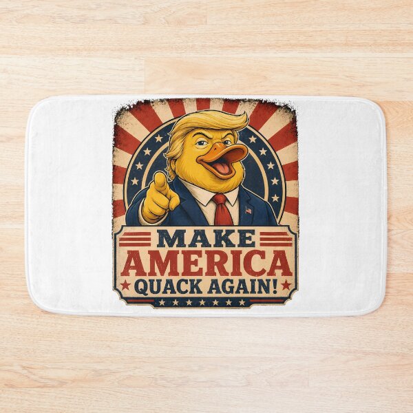 Item preview, trump Quack America Again Funny Duck designed and sold by koolthis.