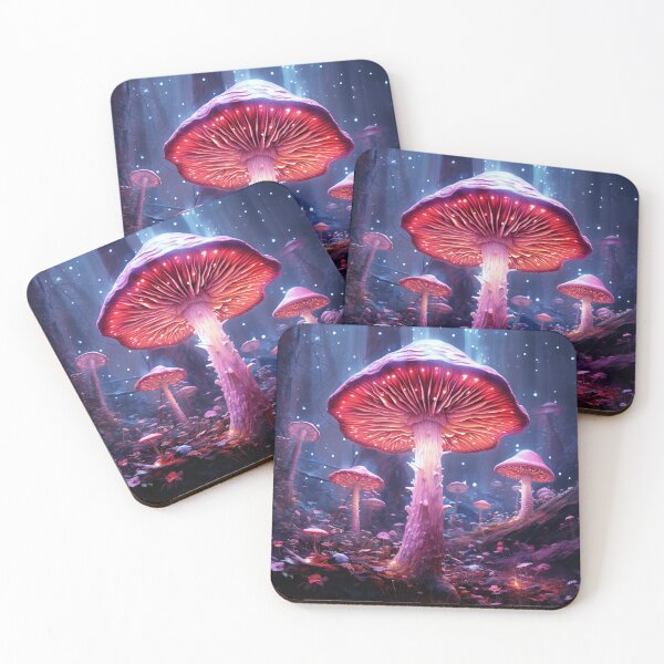 Item preview, The Luminous Grove | Mushroom Wonderland designed and sold by FairX.