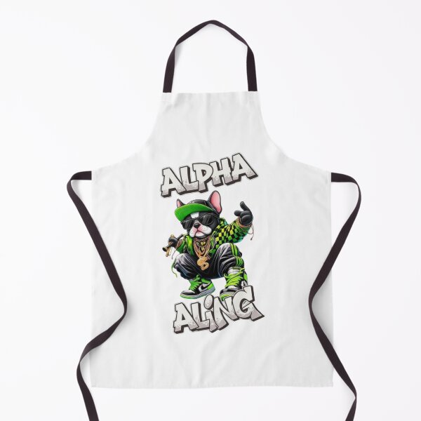 Item preview, Alpha A1ing – Cool French Bulldog Streetwear Rap Style designed and sold by PixelStyle Studio.