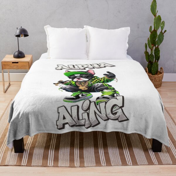 Item preview, Alpha A1ing – Cool French Bulldog Streetwear Rap Style designed and sold by PixelStyle Studio.