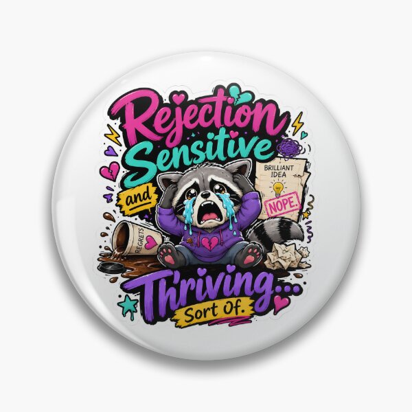 Item preview, Rejection Sensitive Raccoon Design designed and sold by KXDigitalStudio.