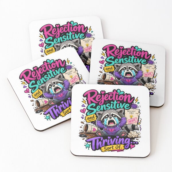 Item preview, Rejection Sensitive Raccoon Design designed and sold by KXDigitalStudio.