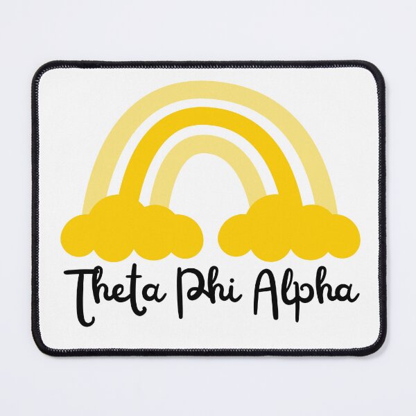 Item preview, Theta Phi Alpha Sorority Yellow Gold Monochrome Rainbow designed and sold by JaymeOctober.