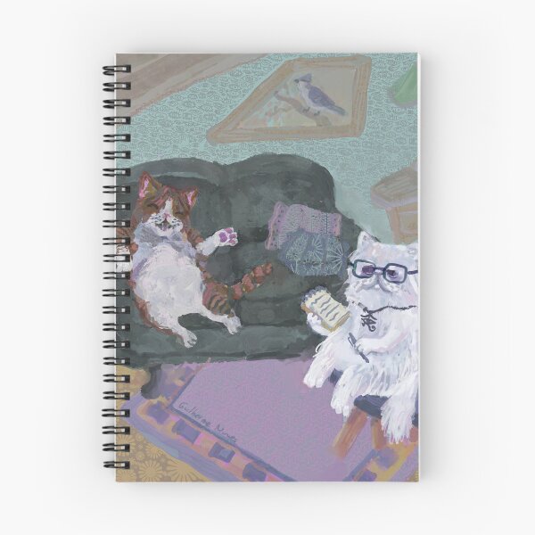 Item preview, cat trying to say something funny to the psychologist after talking about horrible things for 45 minutes straight designed and sold by guilhernunes.
