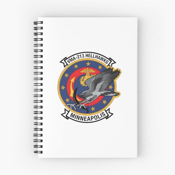 Item preview, USMC VMA-213 "Hellhawks" Minneapolis Reserve Emblem designed and sold by CharlieDesings.