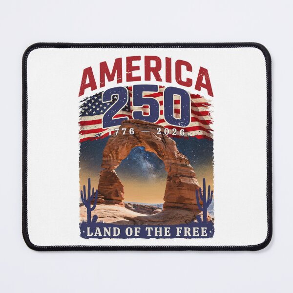 Item preview, America 250 Delicate Arch Desert Southwest 1776-2026 Vintage Patriotic Design v1 designed and sold by DarylWelsh2024.