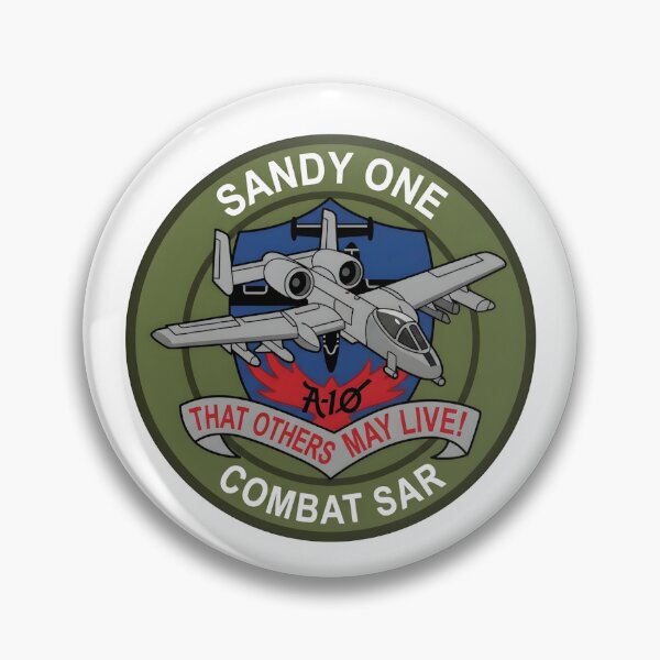 Item preview, USAF A-10 "Sandy One" Combat SAR Commemorative Patch designed and sold by CharlieDesings.