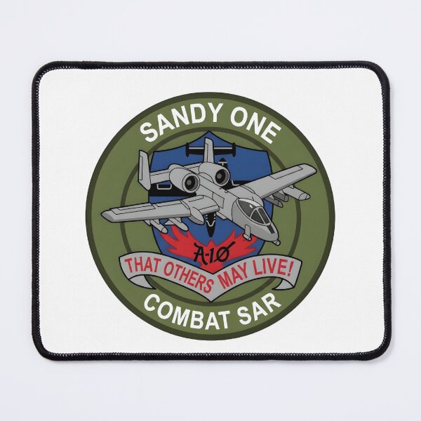Item preview, USAF A-10 "Sandy One" Combat SAR Commemorative Patch designed and sold by CharlieDesings.